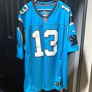 NFL panthers Blue and Black Jersey